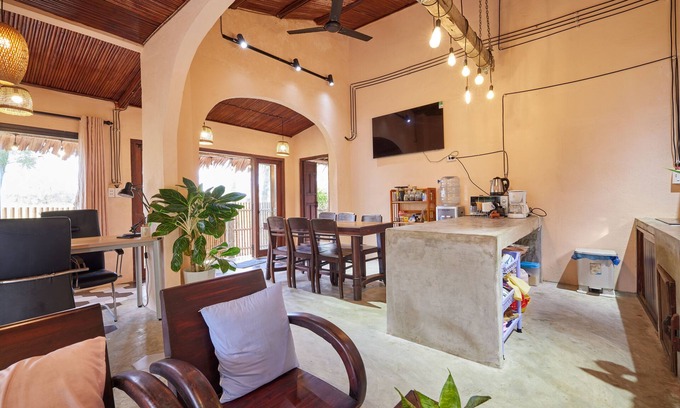 Cam An House | An Bang unique tropical beach house with 3 bedrooms