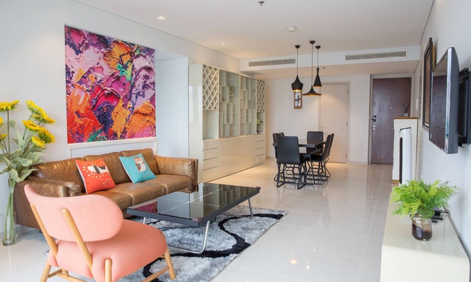 Hang Xanh Condo | AN luxury vibrant 2BR apt City Garden *FREE pools*