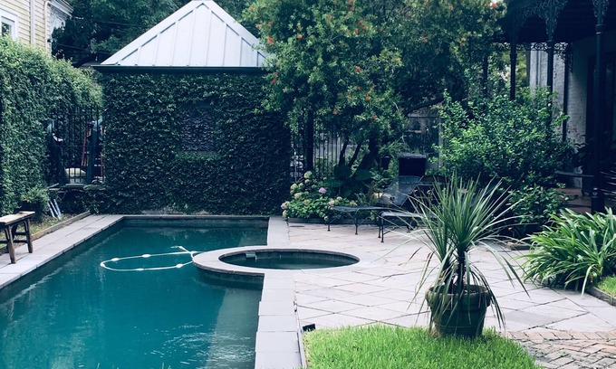 Lower Garden District House | Ancient Odd Fellows Club House, Pool and Grounds