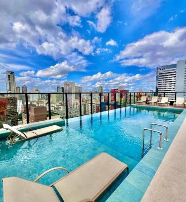Matriz Apartment | Apart Stúdio All Batel - Piscina Borda Infinita aquecida - Colchão massageador - Próx ao Shopping Curitiba