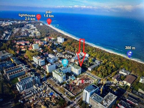 West Pomeranian Voivodeship Apartment | Apartament prywatny, w 4 -gwiazdkowym Hotelu Diva, balkon, 300m do morza, do dworca PKP pieszo 10 minut, darmowe WiFi w apartamencie, dodatkowo płatne - Parking, SPA, Siłownia, Squash