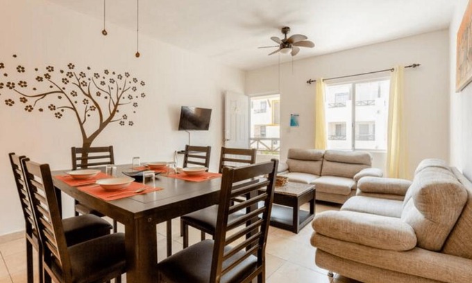 Puerto Juarez Apartment | Apartamento En Fraccionamiento Privado 6 Personas, 5 Camas, Piscina cerca de la Playa
