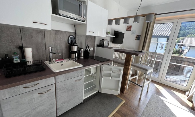 Sonnenbichl Apartment | Apartment-Modern-Wohnung 1 Mountain View