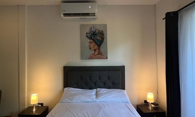 Tierra Bomba Island Apartment | Apartment 1 with terrace and tropical garden view