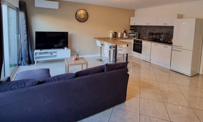Chavanay Apartment | Apartment 50 m² 4 persons with terrace