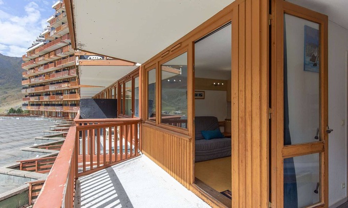 La Mongie Apartment | Apartment 6 pers - 1 bed, ski-in ski-out with balcony - La Mongie