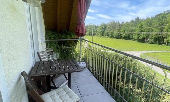 Sulzbach an der Murr Apartment | Apartment 'Ferienwohnung 1' with Balcony and Wi-Fi