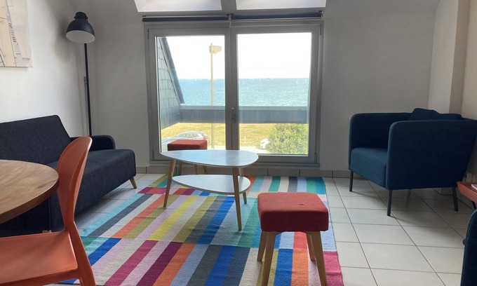 Lancieux Apartment | Apartment facing the sea and the splendid bay of Lancieux for 4 people