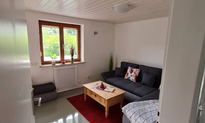 Wangen im Allgaeu Apartment | Apartment 'Ferienwohnung Morgenstund' with Private Terrace, Shared Garden and Wi-Fi