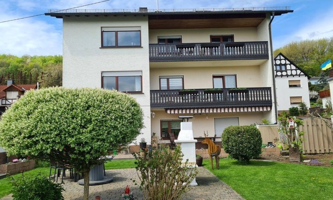 Gemunden Apartment | Apartment Hessenblick - 2 bedroom apartment, shower and bath, WC,