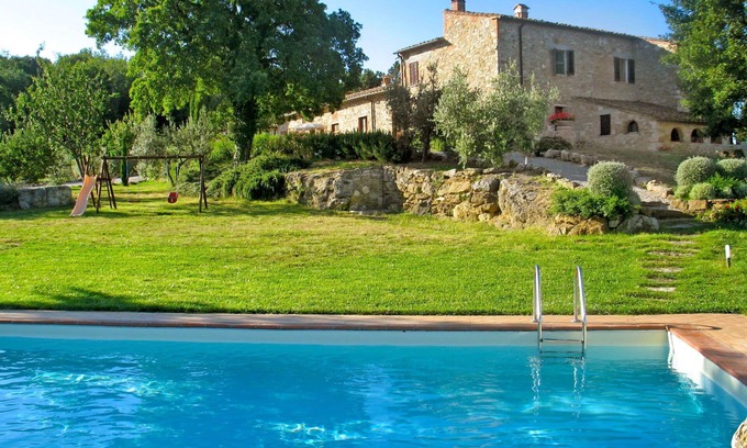 Gambassi Terme Villa | Apartment in villa with pool, A/C, WIFI, TV, terrace, panoramic view, close to San Gimignano