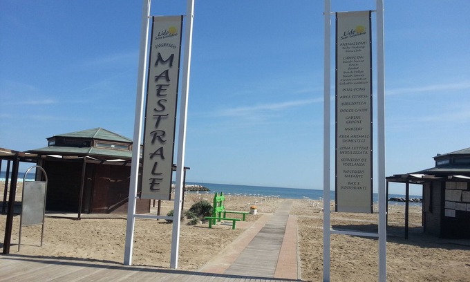 Rivabella Apartment | Apartment on the Beach with Balcony "Seaview" for up 7 Persons