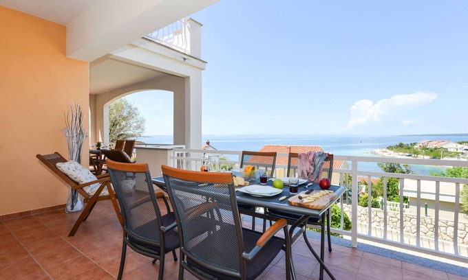 Lun Apartment | Apartment Sol with a beautiful sea view