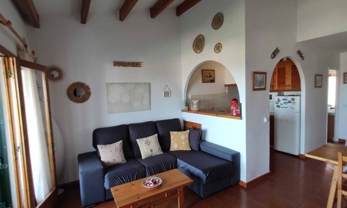 Arenal d'en Castell Apartment | Apartment with Private Pool, Garden and Sea Views