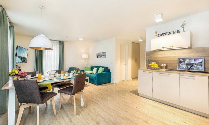 Ostseebad Prerow Apartment | Apartment with 3 rooms, 62 m² and underfloor heating, is ideal for families.