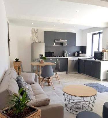 Sainte-Genevieve-les-Gasny Apartment | Appartement lumineux à Sainte-Geneviève, 45 m² jardin