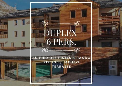 Abries Apartment | Appartement Abries - Jacuzzi et piscine - Pied des pistes - Duplex 6 personnes - Résidence étoilée