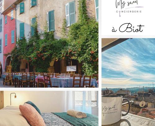 Biot Apartment | Appartement avec vue au coeur de Biot Village