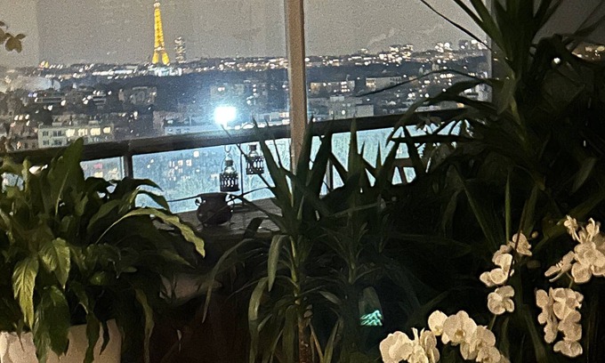Puteaux Apartment | APT WITH AIR CONDITIONING, TERRACE PANORAMIC VIEW OVER PARIS AT RIVER SEINE SIDE