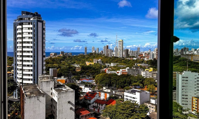 Federacao Apartment | Apto aconchegante c WiFi,ar-condicionado e garagem