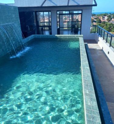 Ponta de Matos Apartment | Apto completo em Cabedelo, proximo a João Pessoa com 2 quartos, cozinha completa e ar condicionado e varanda Gourmet