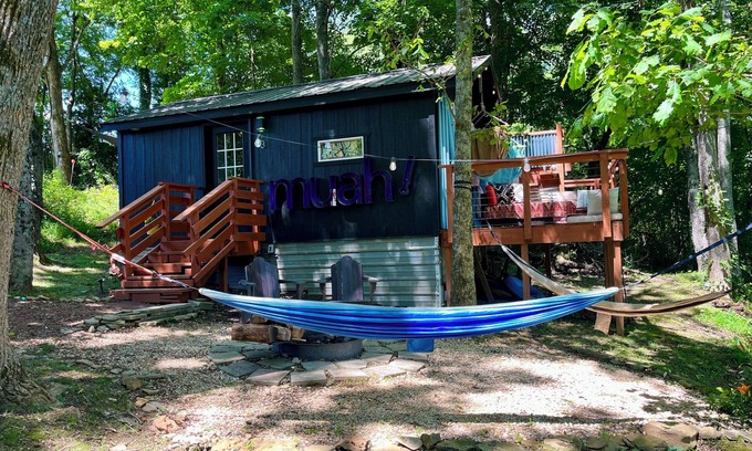 Sparta Villa | Artist Cabin On the River, Sparta! #hiking #waterfalls