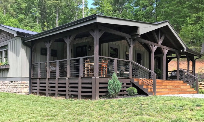 Penrose Cabin | At DuPont Forest - Newer cabin designed for relaxation and comfort.