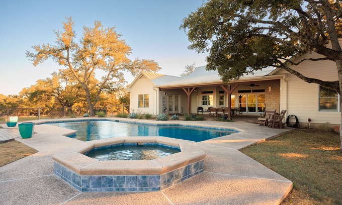 Austin House | Austin Hillside Hideaway- 2 Acre Lot, Private Pool + Close to Austin!
