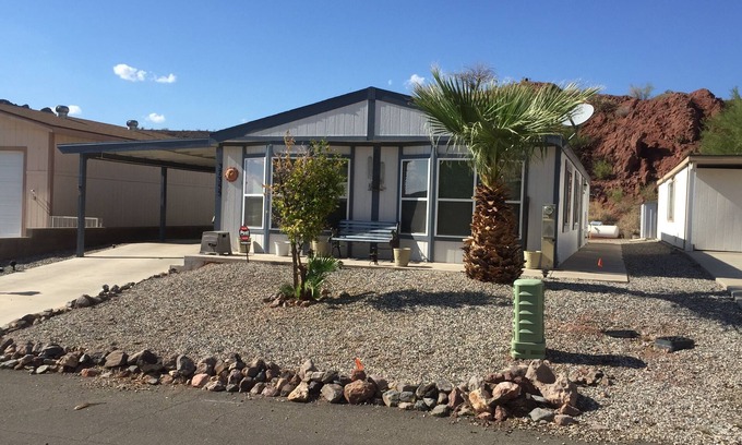 Parker Strip House | Awesome LONG TERM Snowbird Rental Spacious 2 Bedroom 2 Bath Mobilehome