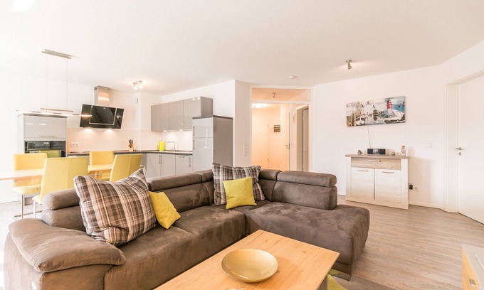 Busum Apartment | "Büsumer Perlenherz" - great location, new building!