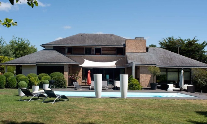 Larmor-Baden Villa | Bamboo Villa with pool 50 m from the sea