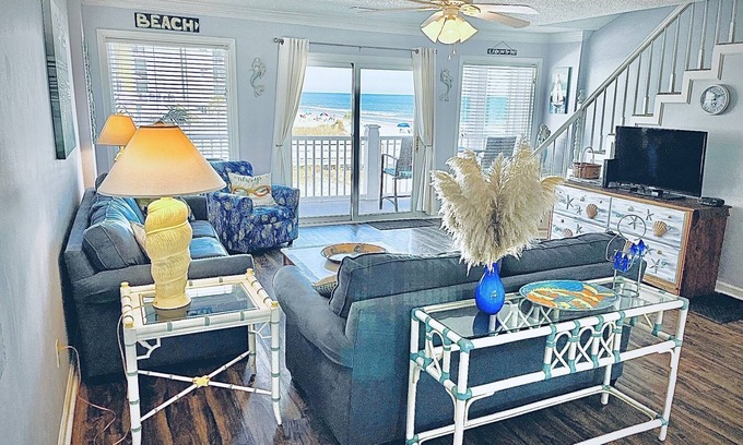 Garden City House | Beach Property - Private Townhome w/Balconies, 3 Bedrm 2 1/2 Bath, 2 Car Garage