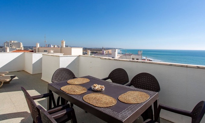 Armacao de Pera Apartment | Beach View 2 BDR Apartment W/Balcony by LovelyStay