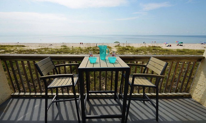 St. George Island Condo | BEACHFRONT 2BR CONDO W/POOL*PRIVATE USE OF 3 BIKES & 2 KAYAKS
