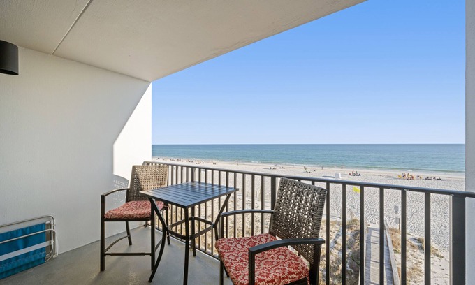 Gulf Shores Condo | Beachfront Condo Between The Hangout & State Pier ~ Great Location!