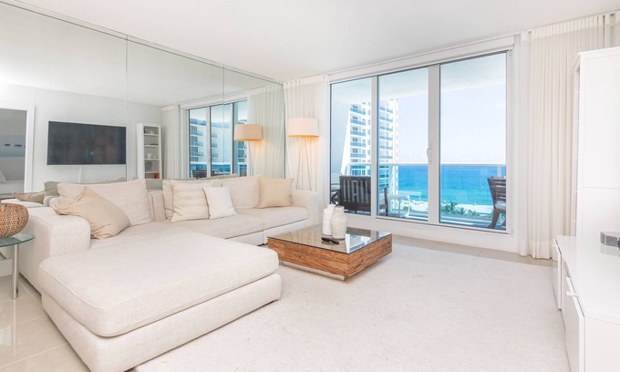 Miami Beach Apartment | Beachfront Escape l 2BR l Balcony & Ocean View