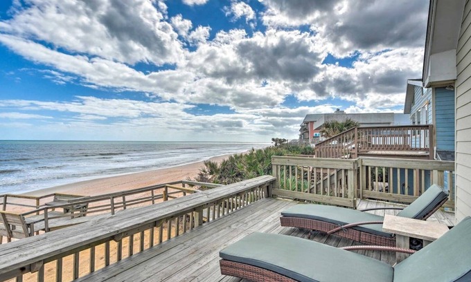 Painters Hill House | Beachfront Oasis w/Game Room, Hot Tub & Ocean Views!
