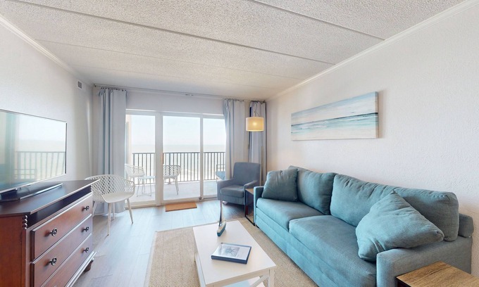 North Ocean City Condo | Beachfront Retreat w/Direct Beach Views, Balcony, Pool, Hot Tub, WiFi & AC