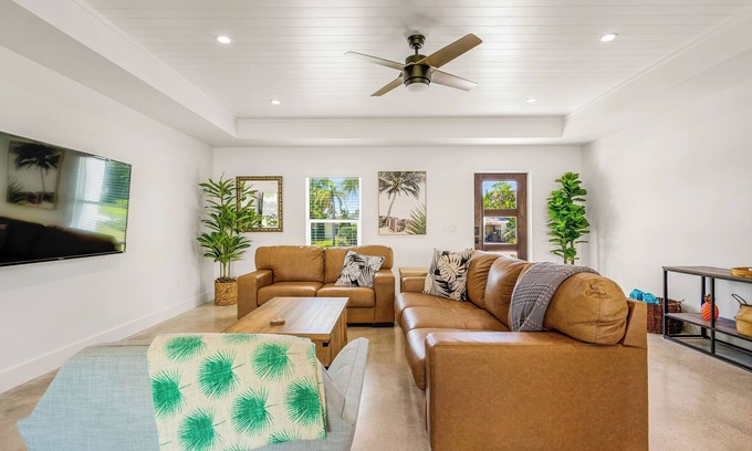 Fort Pierce Shores House | Beachside Beauty - New four-bedroom home two lots west of A1A