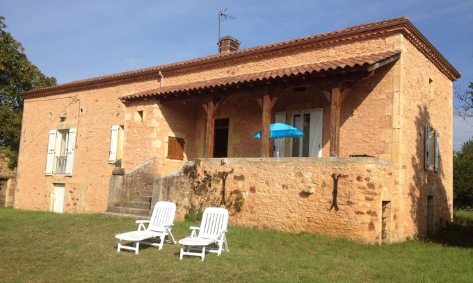 Saint-Front-sur-Lemance House | Beautiful 19th century stone country house on 20 ha- Near Bonaguil