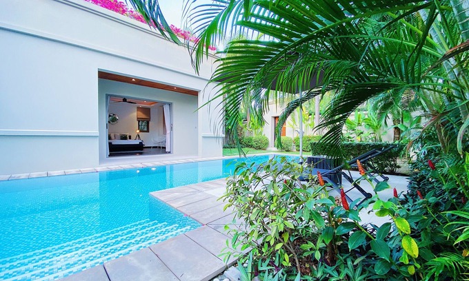 Cherngtalay Villa | Beautiful 2br pool villa walk to Bangtao beach and Catch club