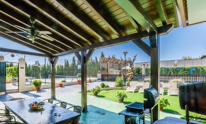 Villanueva del Trabuco House | Beautiful and spacious semi-detached house with heated outdoor pool and solar panels.