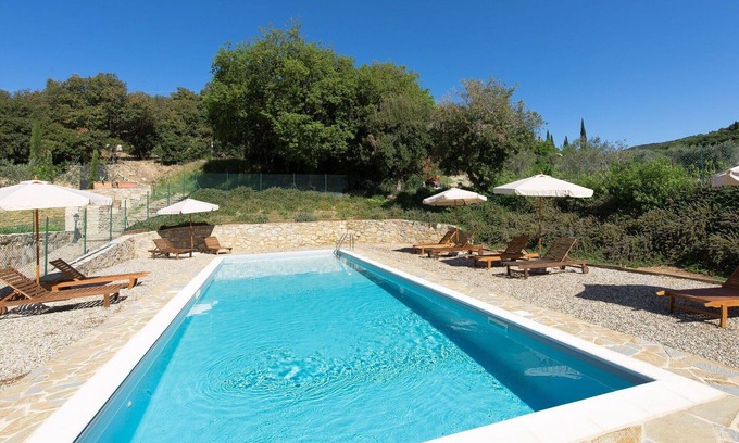 Villa A Sesta Apartment | Beautiful apartment for 5 people with pool, A/C, WIFI, TV, patio and panoramic view