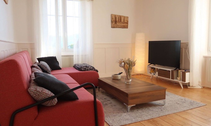 Sainte-Croix Apartment | Beautiful apartment for 6 guests with WIFI, TV and panoramic view