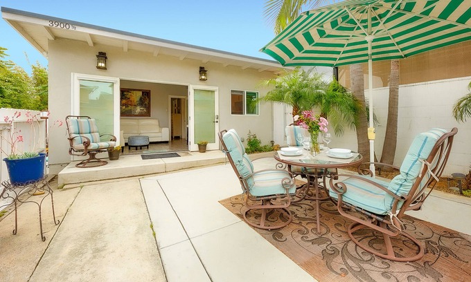 Carlsbad Cottage | Beautiful beach casita with outdoor living space & walk to ocean