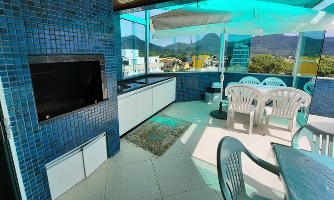 Caioba Apartment | Beautiful Coverage Private Swimming Pool in Divina Caiobá
