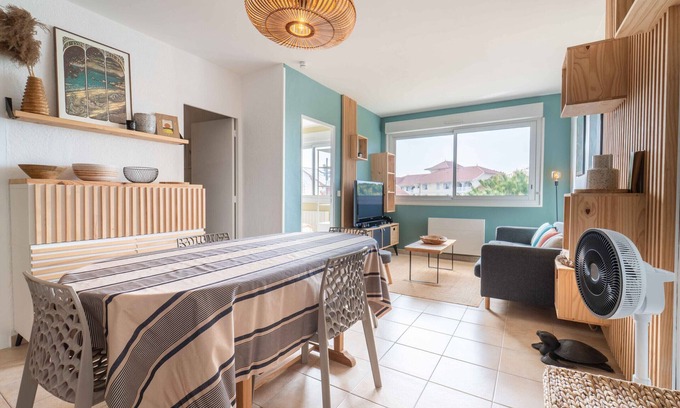 Mimizan-Plage Apartment | Beautiful apartment in Mimizan Beach for 4 people, close to the ocean