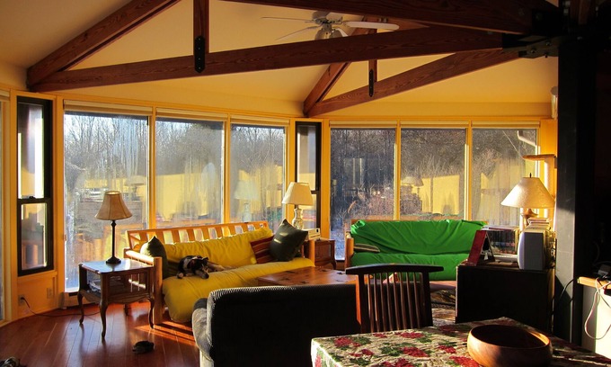 Watkins Glen House | Beautiful home, close to wineries, hiking, & lakes, with outdoor natural hot tub