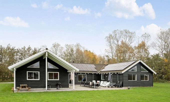 Idestrup House | Beautiful home in Idestrup with sauna