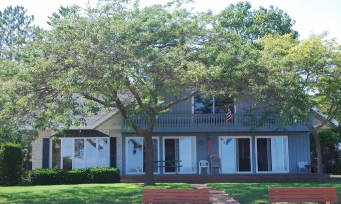 East Tawas House | Beautiful Lake Huron Waterfront Home with Spectacular Sandy Beach